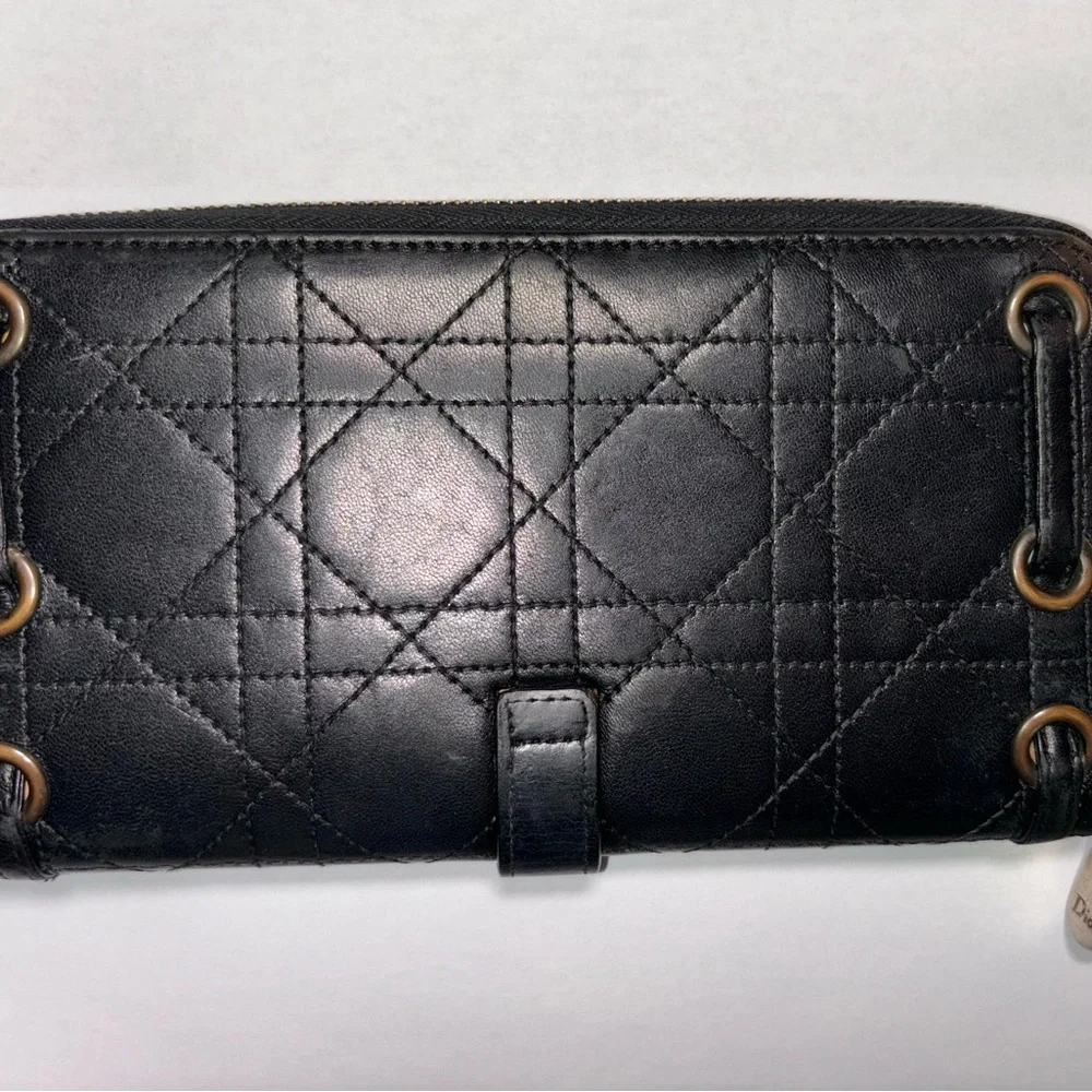 Black, Dior Connage zip wallet. Great conditiontion inside and out. Awesome gift - Picture 2 of 5